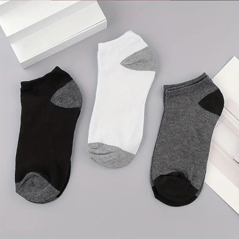 10pcs/5 Pairs Sports Short Socks